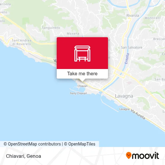 Chiavari map
