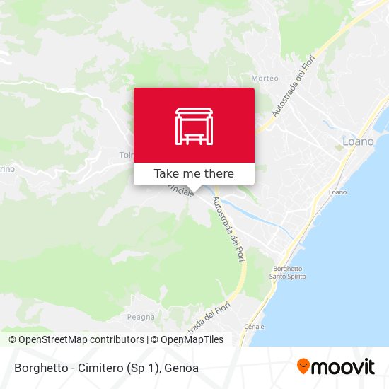 Borghetto - Cimitero (Sp 1) map