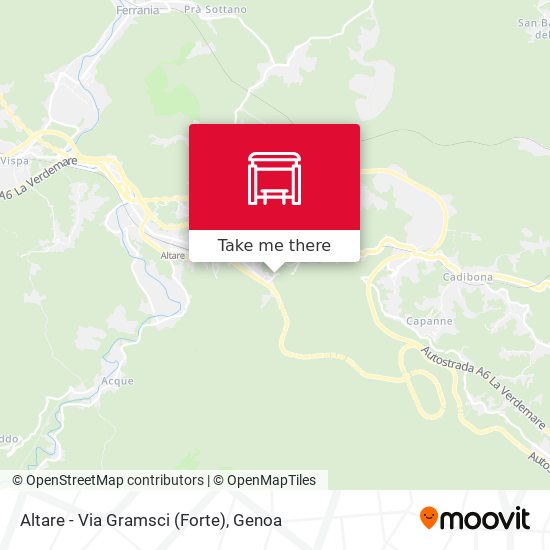 Altare - Via Gramsci (Forte) map
