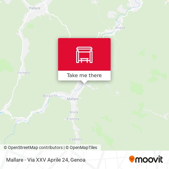 Mallare - Via XXV Aprile 24 map