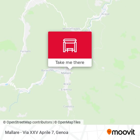 Mallare - Via XXV Aprile 7 map