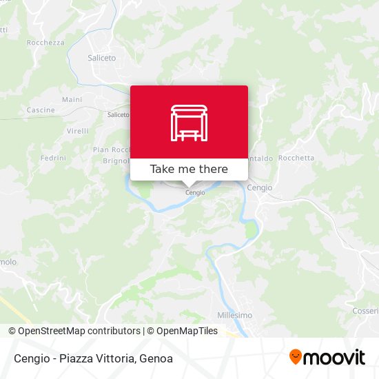 Cengio - Piazza Vittoria map