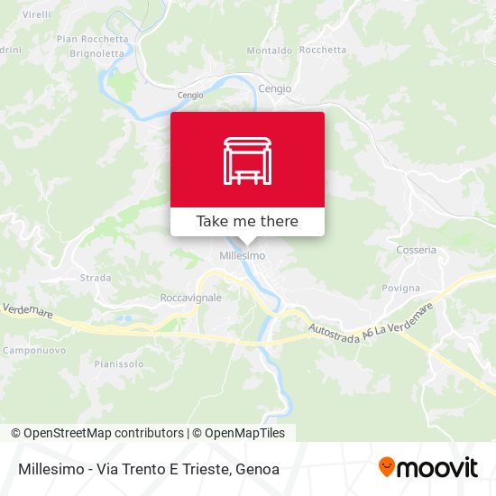 Millesimo - Via Trento E Trieste map