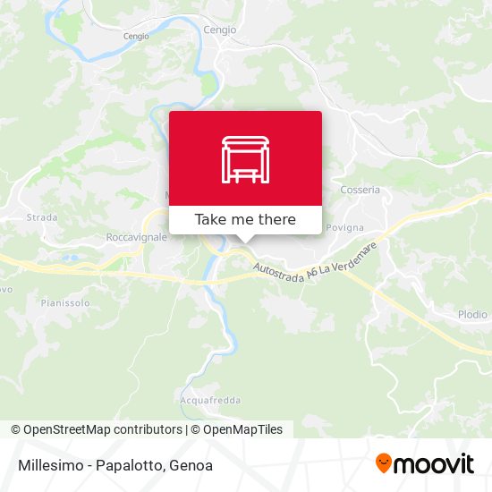 Millesimo - Papalotto map