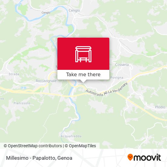 Millesimo - Papalotto map