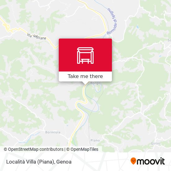 Località Villa (Piana) map