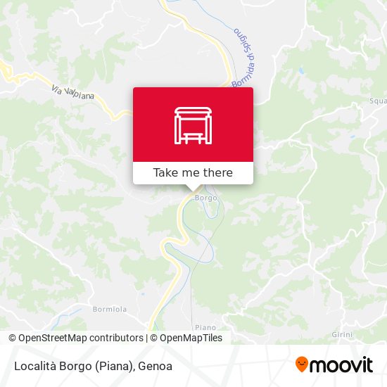 Località Borgo (Piana) map