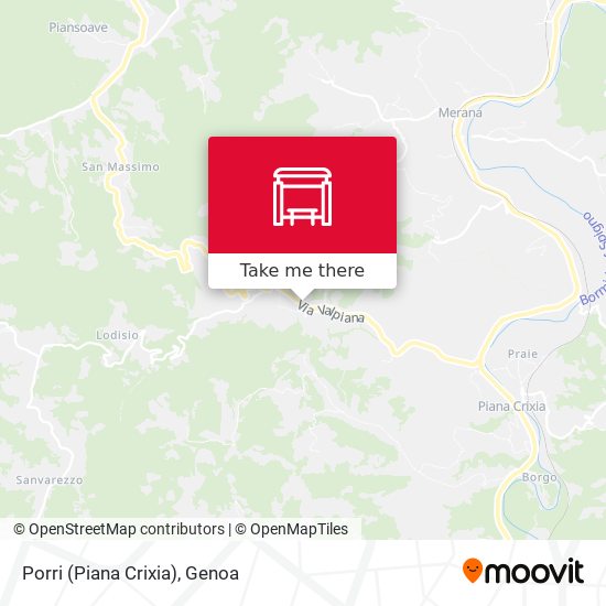 Porri (Piana Crixia) map