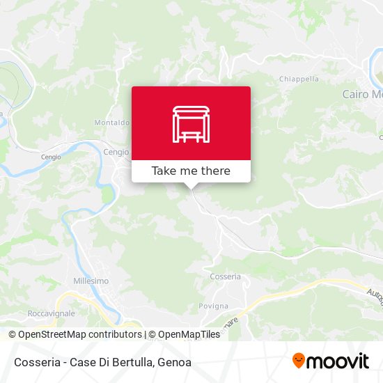 Cosseria - Case Di Bertulla map