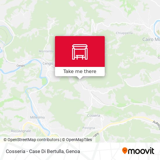 Cosseria - Case Di Bertulla map