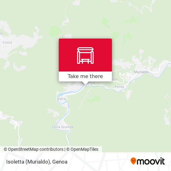Isoletta (Murialdo) map