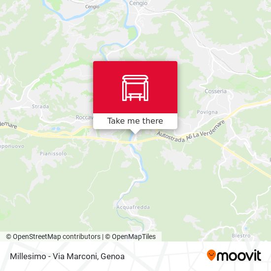 Millesimo - Via Marconi map
