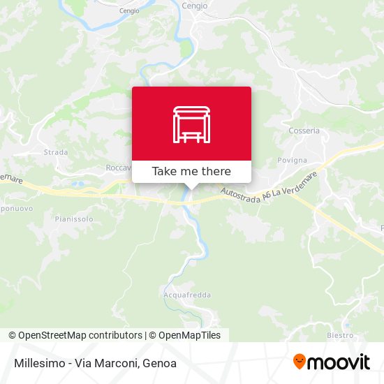 Millesimo - Via Marconi map