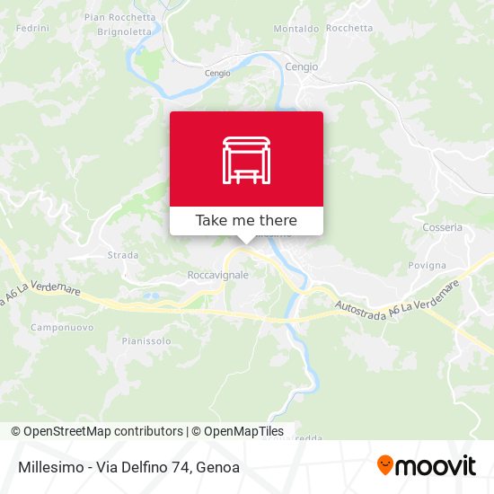 Millesimo - Via Delfino 74 map