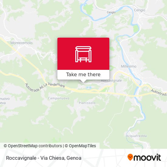 Roccavignale - Via Chiesa map