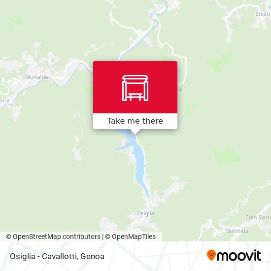 Osiglia - Cavallotti map