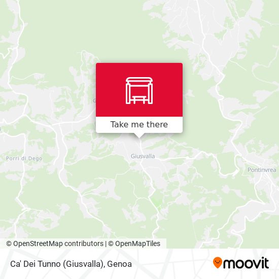 Ca' Dei Tunno (Giusvalla) map