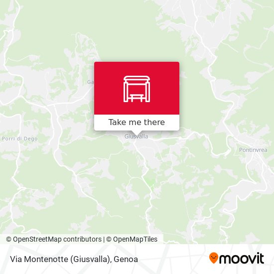 Via Montenotte (Giusvalla) map