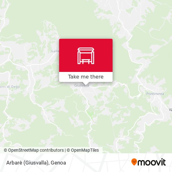 Arbarè (Giusvalla) map