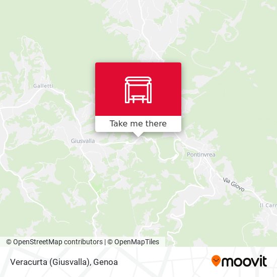 Veracurta (Giusvalla) map