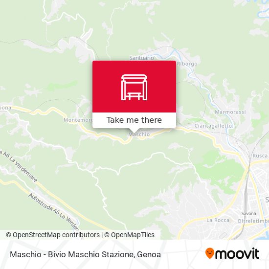 Maschio - Bivio Maschio Stazione map