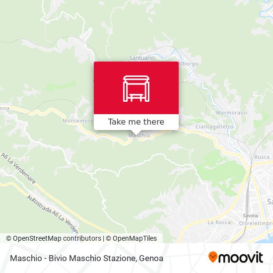 Maschio - Bivio Maschio Stazione map