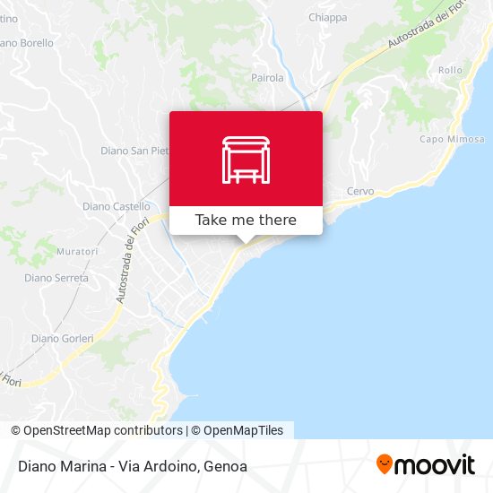 Diano Marina - Via Ardoino map