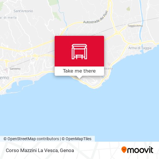 Corso Mazzini La Vesca map