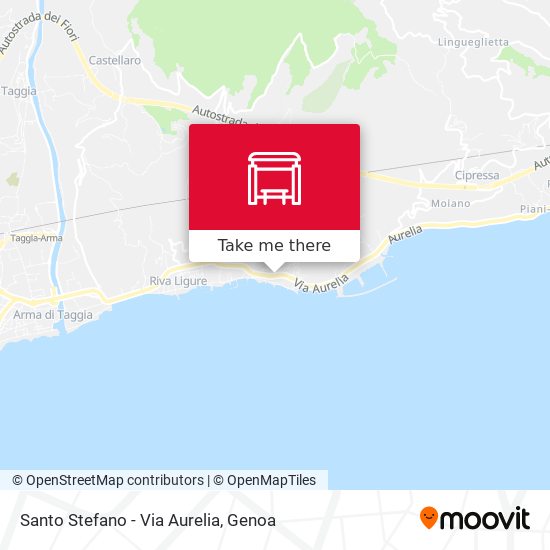 Santo Stefano - Via Aurelia map