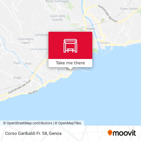 Corso Garibaldi Fr. 58 map