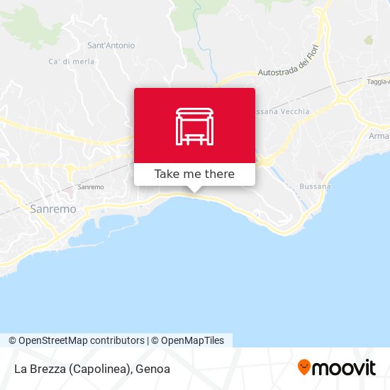 La Brezza (Capolinea) map