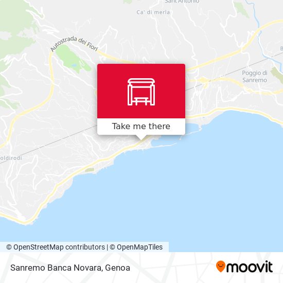 Sanremo Banca Novara map
