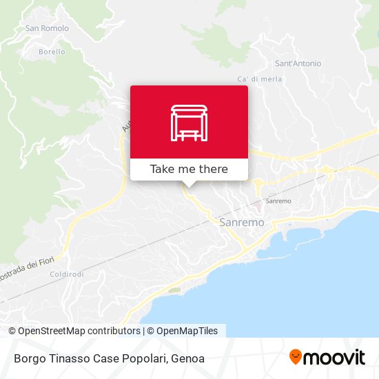 Borgo Tinasso Case Popolari map