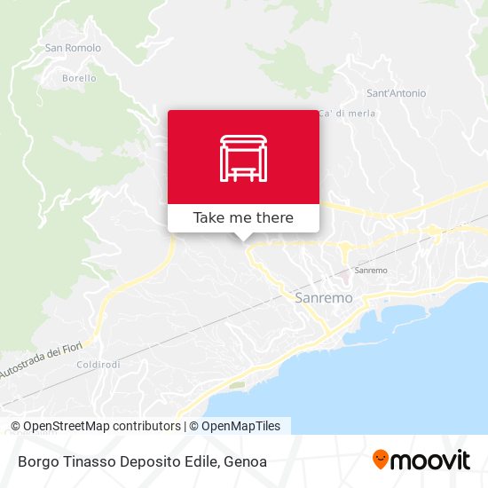 Borgo Tinasso Deposito Edile map