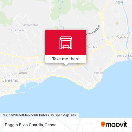 Poggio Bivio Guardia map