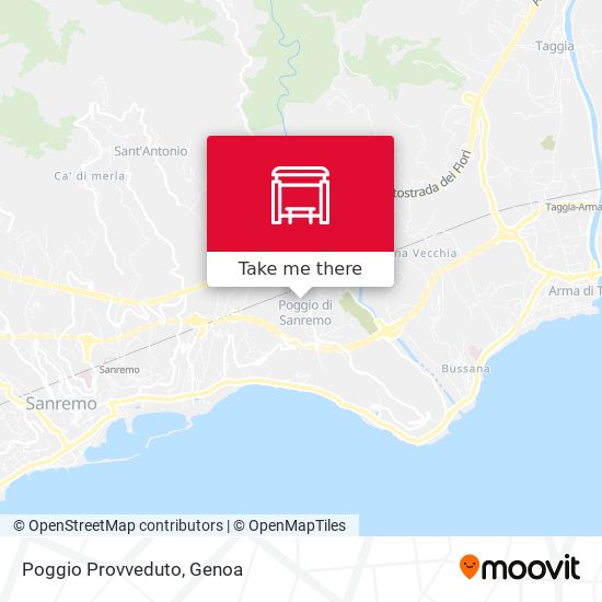 Poggio Provveduto map