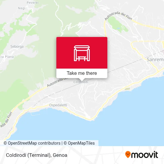 Coldirodi (Terminal) map