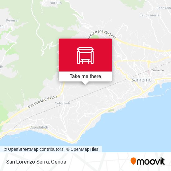 San Lorenzo Serra map