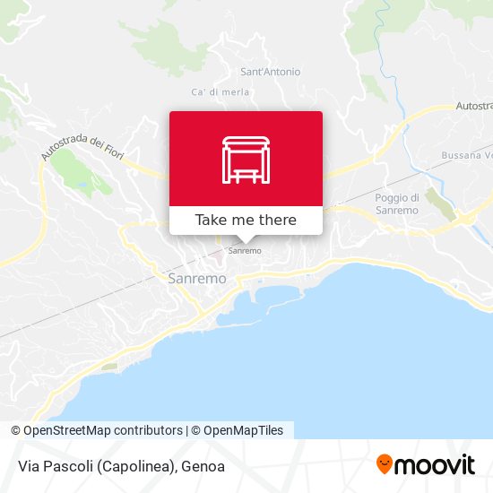 Via Pascoli (Capolinea) map