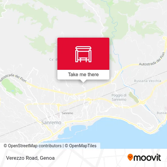 Verezzo Road map