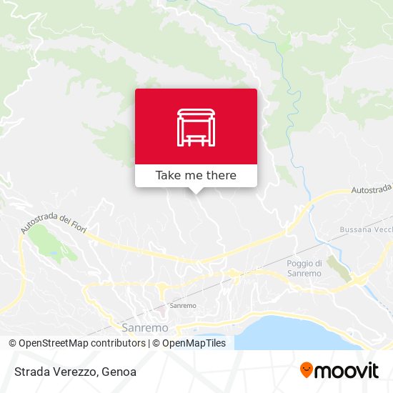 Strada Verezzo map