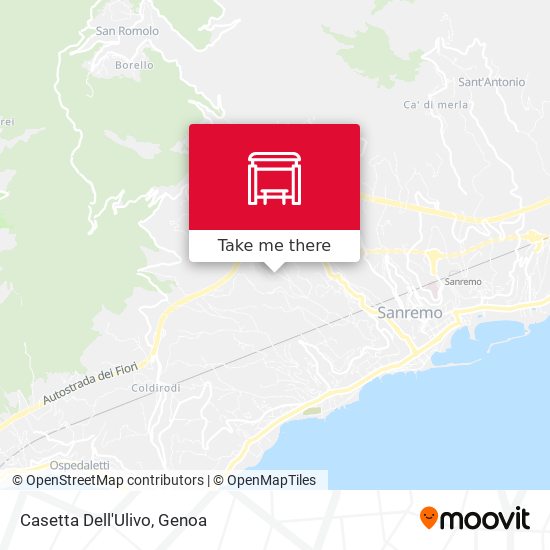 Casetta Dell'Ulivo map