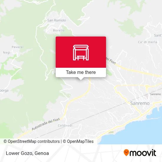 Lower Gozo map
