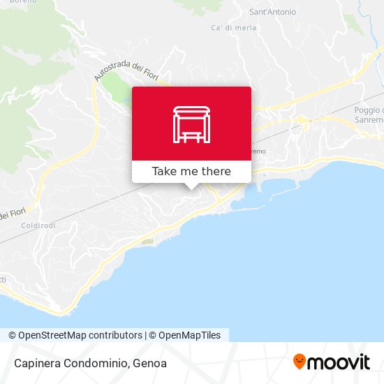 Capinera Condominio map