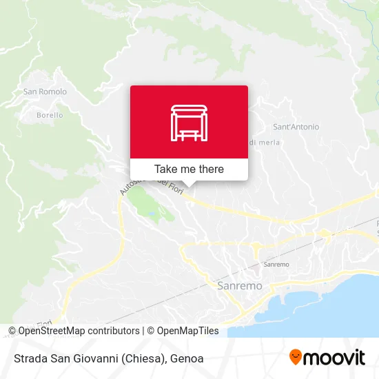 San Giovanni Road (Church) map