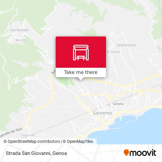 Strada San Giovanni map