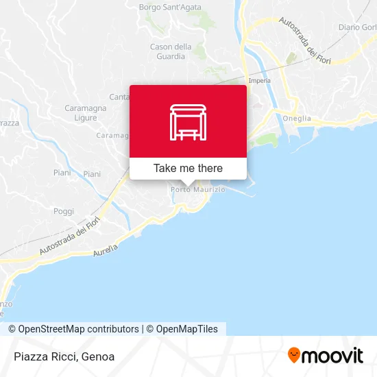 Piazza Ricci map