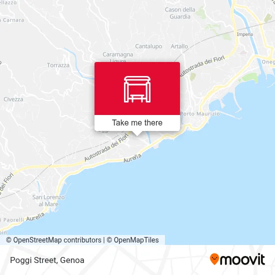 Poggi Street map