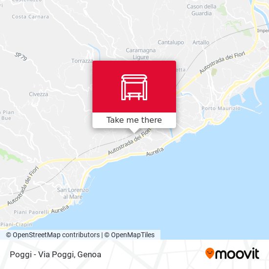 Poggi - Via Poggi map