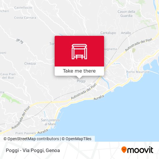 Poggi - Via Poggi map